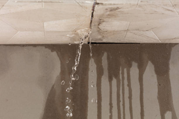 Professional Burst Pipe Cleanup technician working in Kathryn, ND